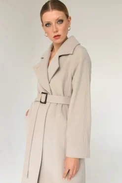 Klassinen Kashmir Villakangastakki Beige<Enteliér Best