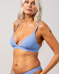 Kolmiomallinen Bikini Yläosa Vaaleansininen<UNDERSTATEMENT Best Sale