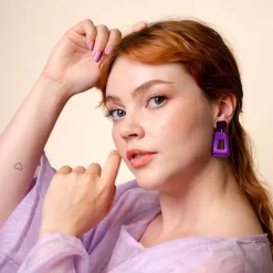 Kuvio Korvakorut Violetti<MAMAkoru Sale