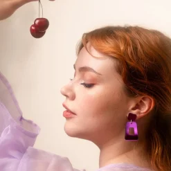 Kuvio Korvakorut Violetti<MAMAkoru Sale