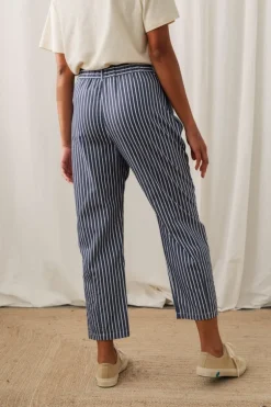 Kyrklandet Trouser Stripes Navy Blue<TWOTHIRDS Best