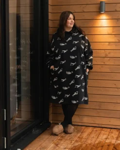 Älä Hyljeksi Hupparimekko Musta<Toive Fashion