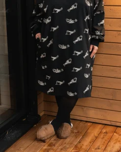 Älä Hyljeksi Hupparimekko Musta<Toive Fashion