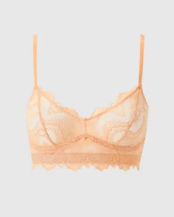 Lace Balconette Peach<UNDERSTATEMENT Fashion