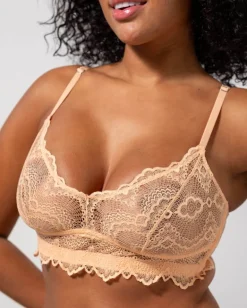 Lace Balconette Peach<UNDERSTATEMENT Fashion