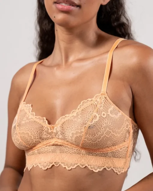 Lace Balconette Peach<UNDERSTATEMENT Fashion