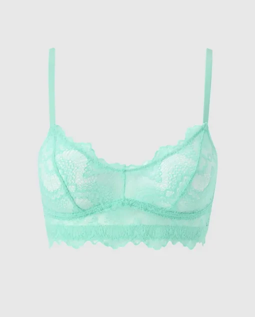 Lace Balconette Turquoise<UNDERSTATEMENT Flash Sale