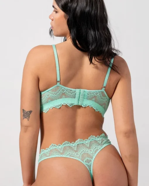 Lace Balconette Turquoise<UNDERSTATEMENT Flash Sale