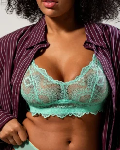 Lace Balconette Turquoise<UNDERSTATEMENT Flash Sale