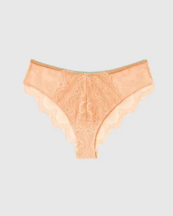 Lace Cheeky Peach/Turquoise<UNDERSTATEMENT Fashion