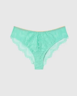 Lace Cheeky Turquoise/Peach<UNDERSTATEMENT Best Sale