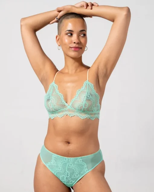 Lace Cheeky Turquoise/Peach<UNDERSTATEMENT Best Sale