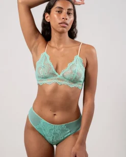 Lace Cheeky Turquoise/Peach<UNDERSTATEMENT Best Sale