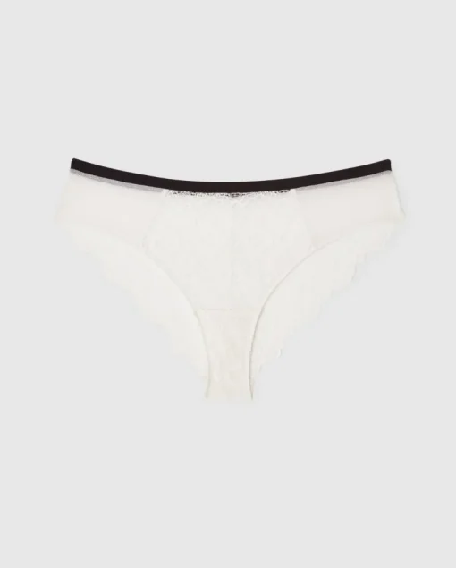 Lace Cheeky White/Black<UNDERSTATEMENT Discount