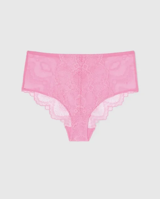 Lace Highwaist Briefs Candy Pink<UNDERSTATEMENT Best