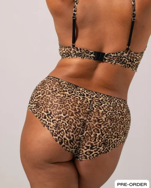 Lace Highwaist Briefs Gold Leopard<UNDERSTATEMENT Hot