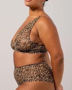 Lace Highwaist Briefs Gold Leopard<UNDERSTATEMENT Hot
