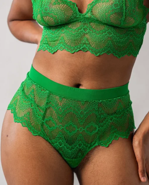 Lace Highwaist String Green Ivy<UNDERSTATEMENT Best Sale