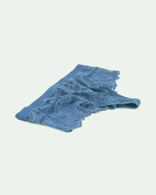 Lace Highwaist String Stormy Sky Blue<UNDERSTATEMENT Cheap