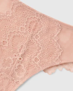 Lace Mesh Highwaist Thong Nude<UNDERSTATEMENT Sale