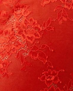 Lace Midi Skirt Fiery Red<UNDERSTATEMENT Best Sale