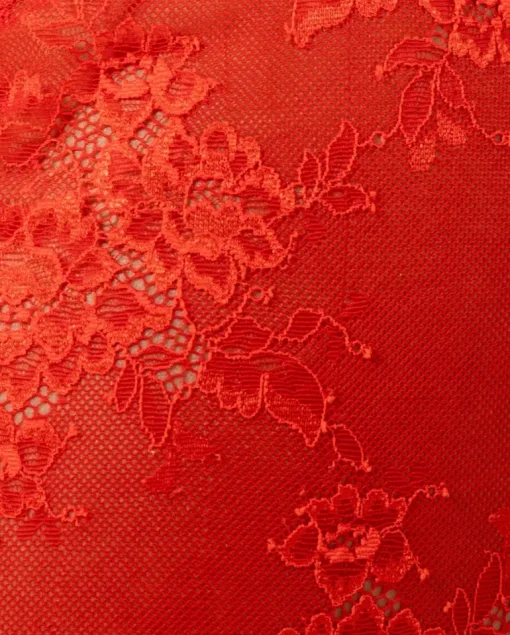 Lace Midi Skirt Fiery Red<UNDERSTATEMENT Best Sale