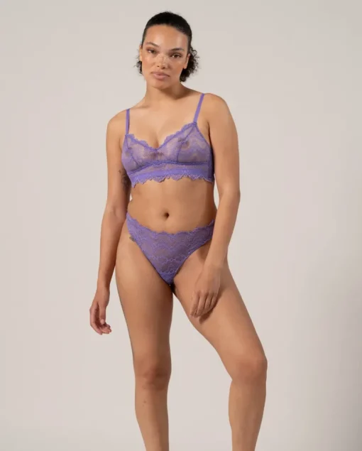 Lace Thong Electric Lilac<UNDERSTATEMENT Shop