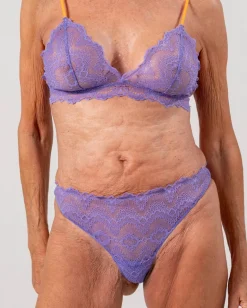 Lace Thong Electric Lilac<UNDERSTATEMENT Shop