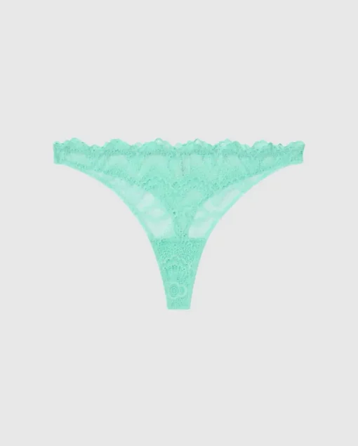 Lace Thong Turquoise<UNDERSTATEMENT Flash Sale