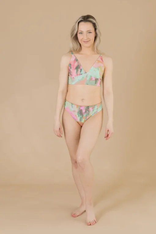 Laine Bikini Bottom Berry Sweet Pastel Green/Pink<MORICO Cheap