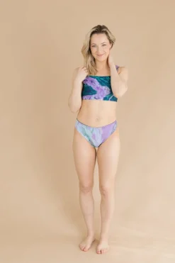 Laine Bikini Bottom Dream Valley Purple/Green<MORICO Clearance