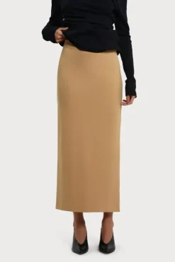 Lala Skirt Camel Brown<RESIDUS Shop