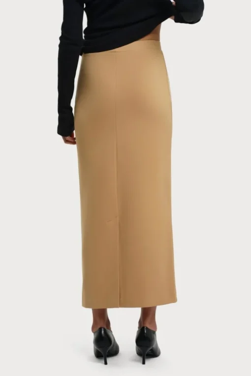 Lala Skirt Camel Brown<RESIDUS Shop