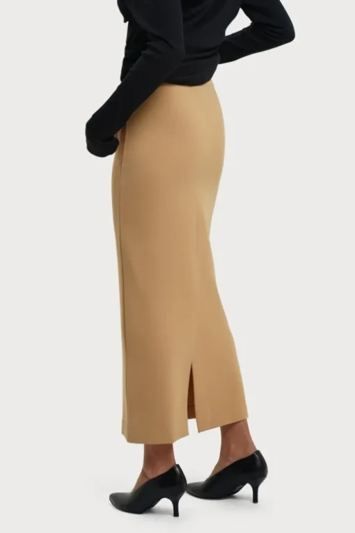 Lala Skirt Camel Brown<RESIDUS Shop