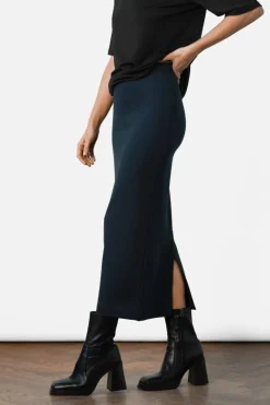 Lala Skirt Marine Blue<RESIDUS Fashion