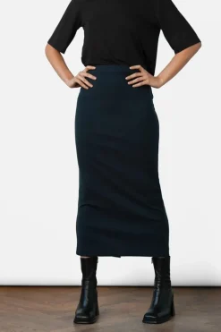Lala Skirt Marine Blue<RESIDUS Fashion