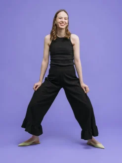 Lana Pants Black Dot<Aarrelabel Flash Sale