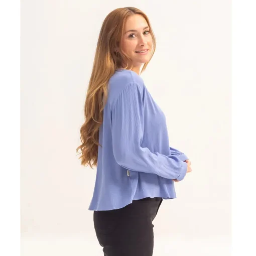 Laura Blouse Blue<Clotsy Brand Shop