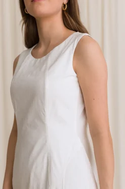 Laura Puuvillamekko Valkoinen<VOGLIA Hot