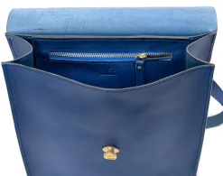 Leather Backpack Artist Collection Cuoio Blue<THE DUST COMPANY Sale