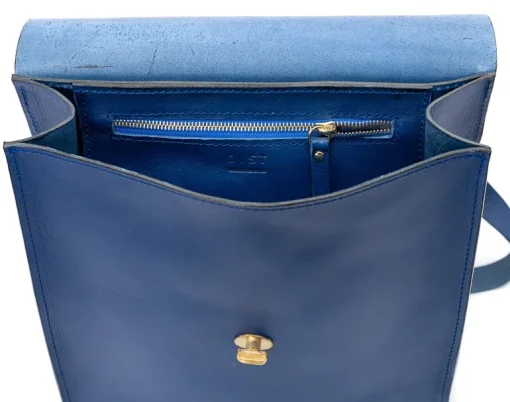 Leather Backpack Artist Collection Cuoio Blue<THE DUST COMPANY Sale