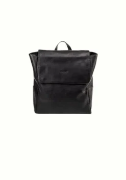 Leather Backpack Boston Collection Black<THE DUST COMPANY Best