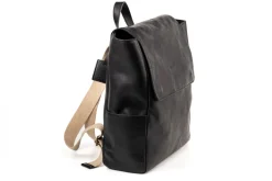 Leather Backpack Boston Collection Black<THE DUST COMPANY Best