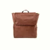 Leather Backpack Boston Collection Tobacco<THE DUST COMPANY Outlet