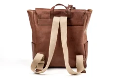 Leather Backpack Boston Collection Tobacco<THE DUST COMPANY Outlet