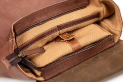 Leather Backpack Boston Collection Tobacco<THE DUST COMPANY Outlet