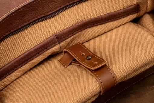 Leather Backpack Boston Collection Tobacco<THE DUST COMPANY Outlet