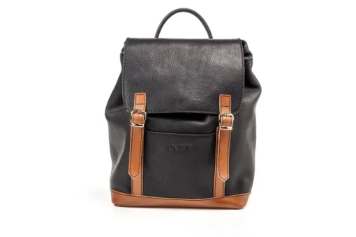 Leather Backpack Laurel Canyon Collection Black<THE DUST COMPANY Clearance