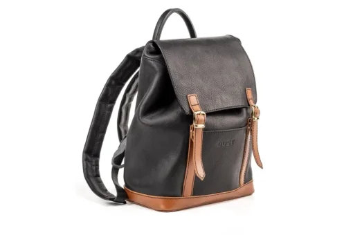 Leather Backpack Laurel Canyon Collection Black<THE DUST COMPANY Clearance