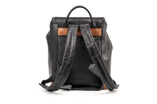 Leather Backpack Laurel Canyon Collection Black<THE DUST COMPANY Clearance